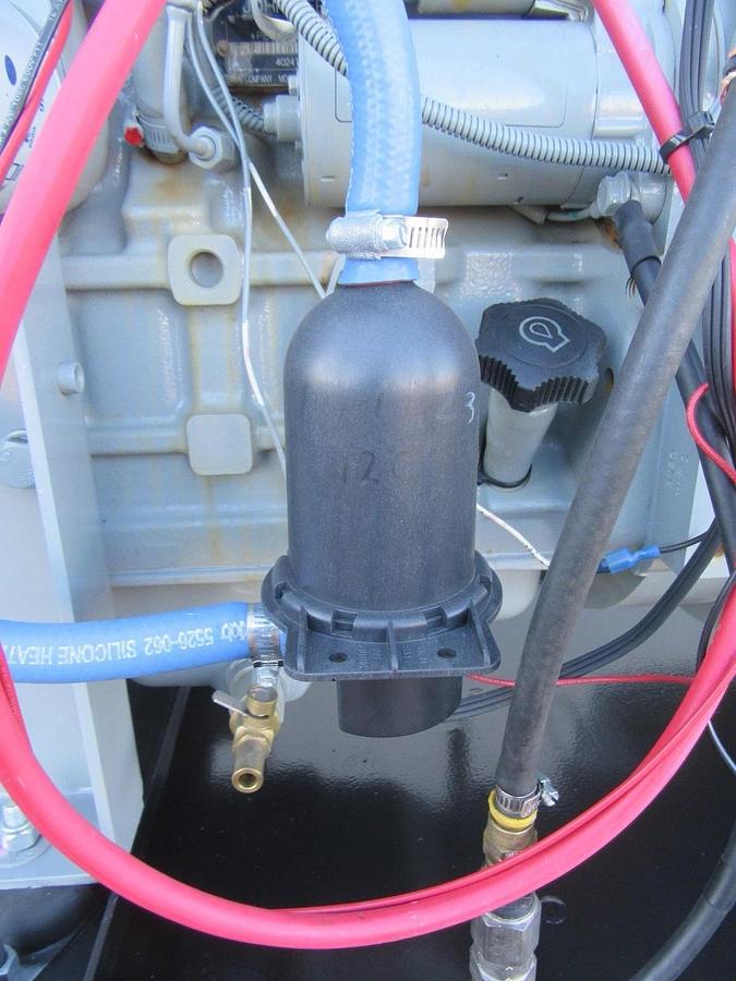 Used 30KW DIESEL GENERATOR MTU 120/240 VOLT 4024 JOHN DEERE 391 HRS SINGLE PH VIDEO