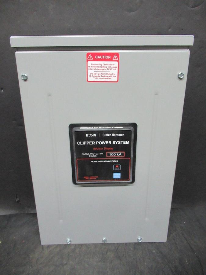 Used EATON TRANSIENT VOLTAGE SURGE SUPPRESSOR CPS100240HAK 100 KA 240 V 30 AMP