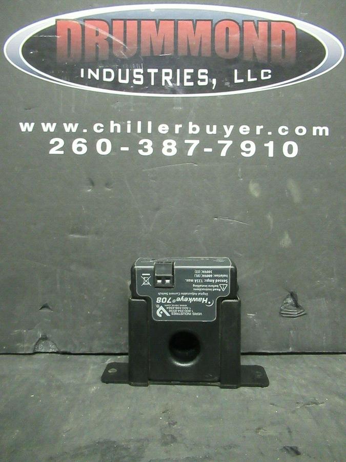 Used VERIS CURRENT SENSOR HAWKEYE 708 135 AMP OUTPUT: 30 VAC/dc