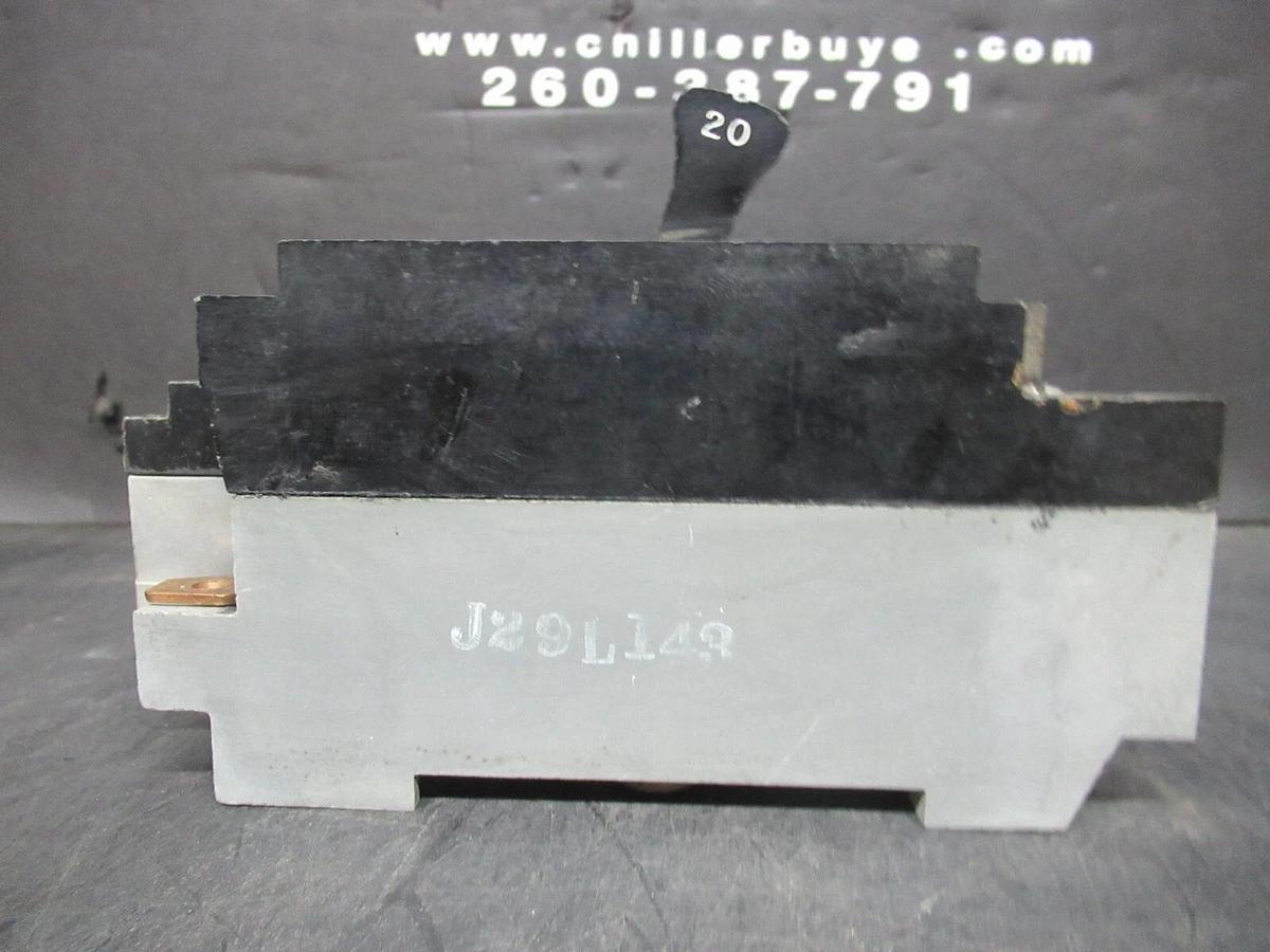Used SQUARE D SINGLE POLE BREAKER 20 AMP 277 VAC TYPE: ML - DH-61 - 992920 J29L143