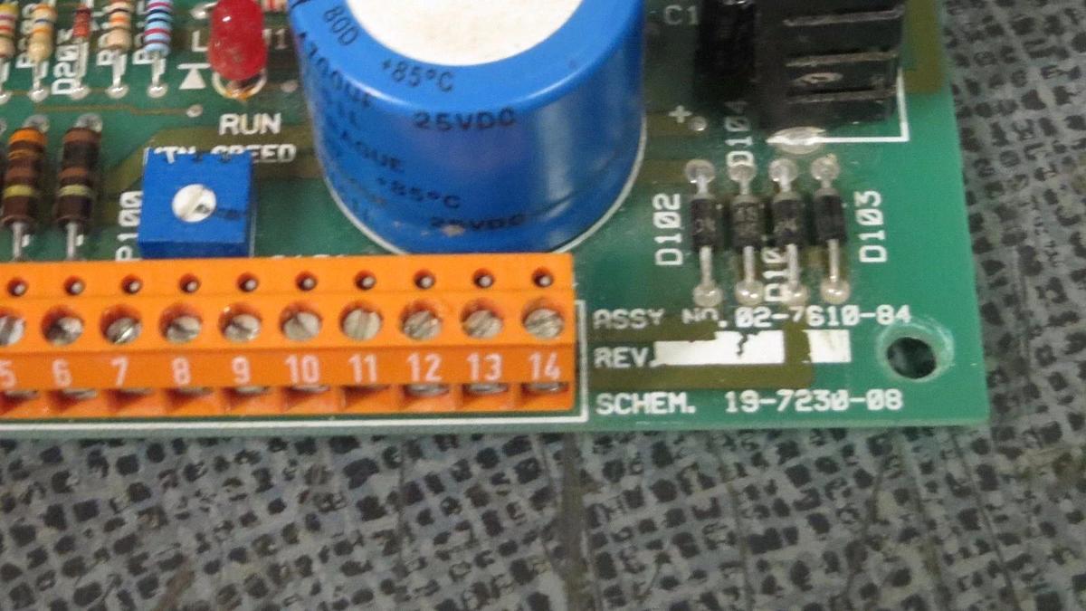 Used GRAHAM CO CIRCUIT BOARD ASSY# 02-7610-84  SCHEM: 19-7230-08 **WARRANTY**