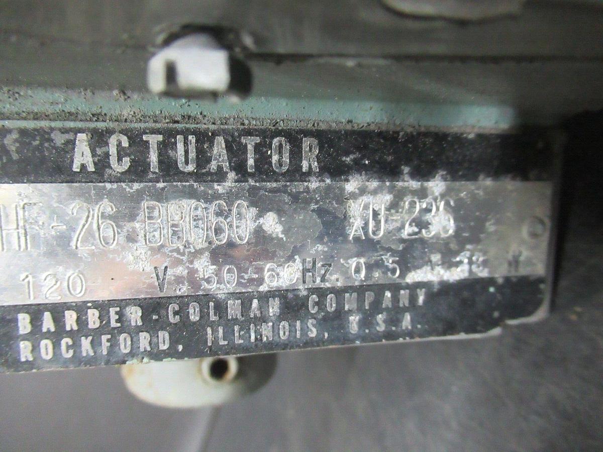 Used BARBER COLMAN ACTUATOR HF-26 BB060 XU-236 120 VOLT 0.5 AMP 28 WATT **WARRANTY**