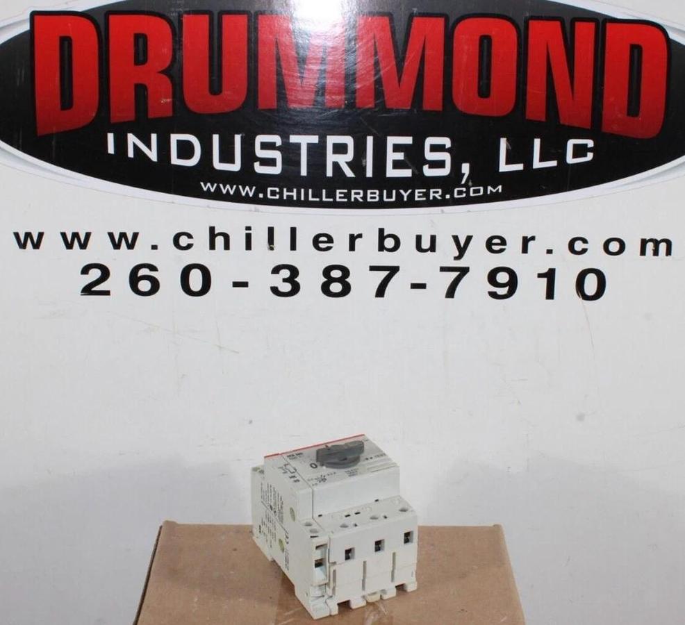Used ABB MS325 MS 325 MANUAL MOTOR STARTER 4-6.3 AMP 600V 5 HP 3 PHASE *WARRANTY*