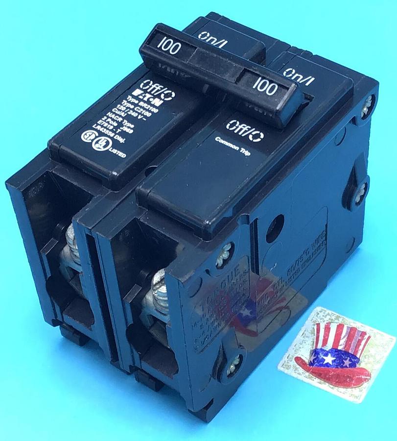 Used LOT OF 2 CUTLER HAMMER EHD1020 20 AMP 277 VAC SINGLE POLE *WARRANTY*