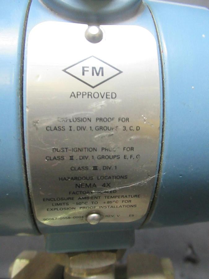 Used ROSEMOUNT ALPHALINE PRESSURE TRANSMITTER 01151DP6S12B2DF W/ SMART TRANSMITTER