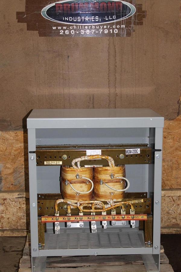 25 kVA MGM TRANSFORMER HS25C3B2-D16 HIGH: 480/240V LOW: 208/120V 1-PHASE 60 HZ