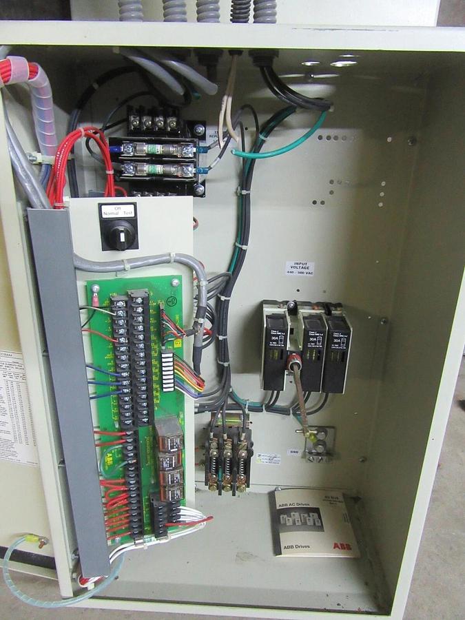 Used ABB VARIABLE SPEED DRIVE H5010074N0P2BAFP00 480 VAC 7.5 HP 3-PHASE ACH-500