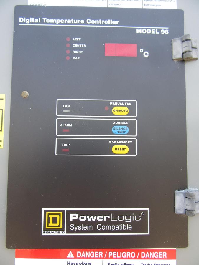 Used 2500 / 3333 KVA SQUARE D TRANSFORMER SUBSTATION INSULATED HV 12470 LV 480