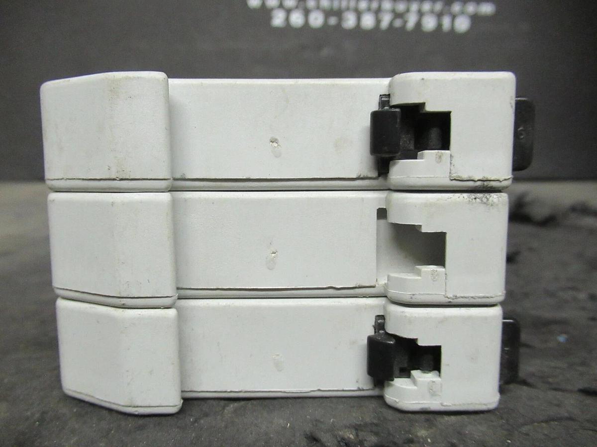 Used 30 AMP 600 VAC 3 POLE BUSSMANN CLASS CC FUSE HOLDER CHCC3DI SERIES CHCC UL CSA