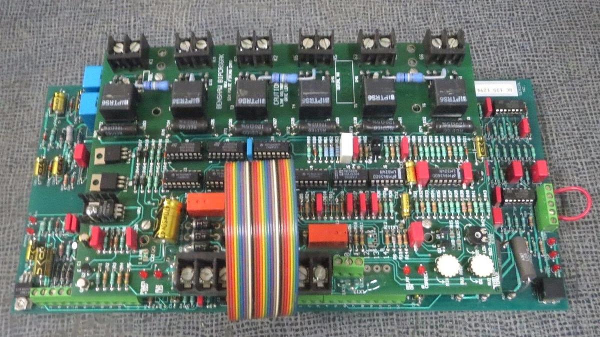 Used BENSHAW CONTROL CIRCUIT BOARD WITH SIX PULSE FIRING CARD; BIPCRS6BC & BIPCRS6AK