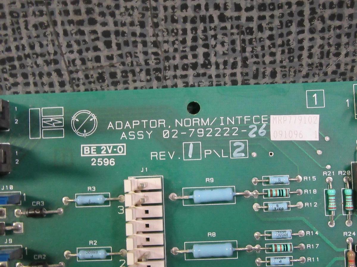 Used LIEBERT ADAPTER NORMAL & INTERFACE 02-792222-26 REV 1 P/C 2 *WARRANTY INCLUDED*