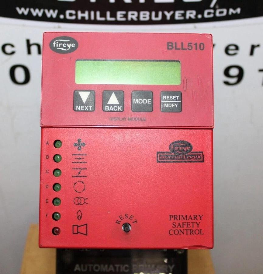 Used FIREYE BURNERLOGIX PRIMARY SAFETY CONTROL YB110UV BLL510 120 VAC *WARRANTY*