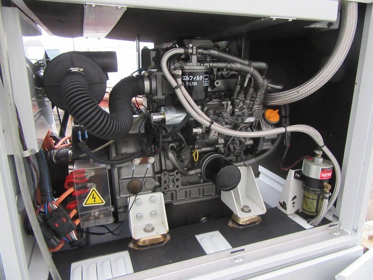 Used POLAR POWER 15KW DC GENERATOR DIESEL YANMAR 3TNV88 40-60V DC 62 HRS 2016 *VIDEO*