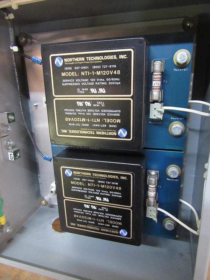 Used NORTHERN TECHNOLOGIES TRANSIENT VOLTAGE SURGE SUPPRESSOR MMK-BI-SS6360 240VAC