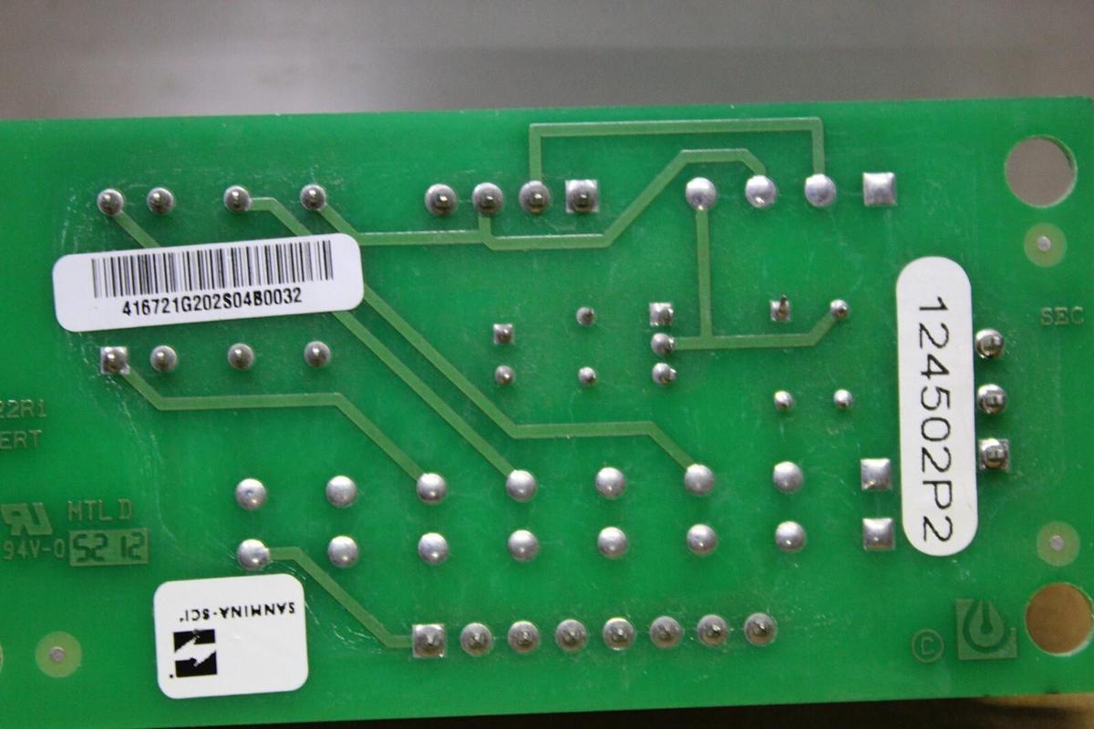 Used LIEBERT SMOKE DETECTOR CIRCUIT BOARD 416721G2 REV. 02 416721G20252013JAN210082