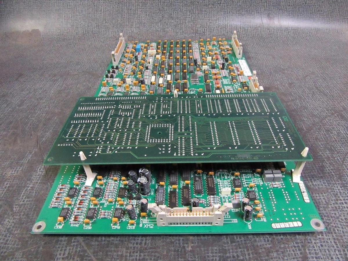 Used MERLIN GERIN CIRCUIT BOARD ASSEMBLY MODEL: COJO 6761282 & MOJO 6761259XD-4G