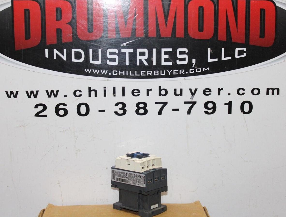 Used SCHNEIDER CONTACTOR LC1D12 25 AMP 600 VAC 3-POLE 3-PHASE 7.5 KW COIL: 24V