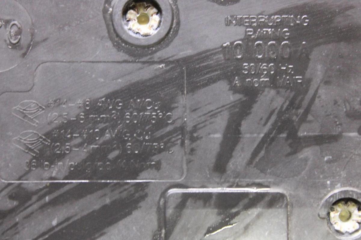 Used LOT OF 3 SQUARE D SINGLE POLE QOB CIRCUIT BREAKER M-1324 QOB12020 20 AMP 240 VAC