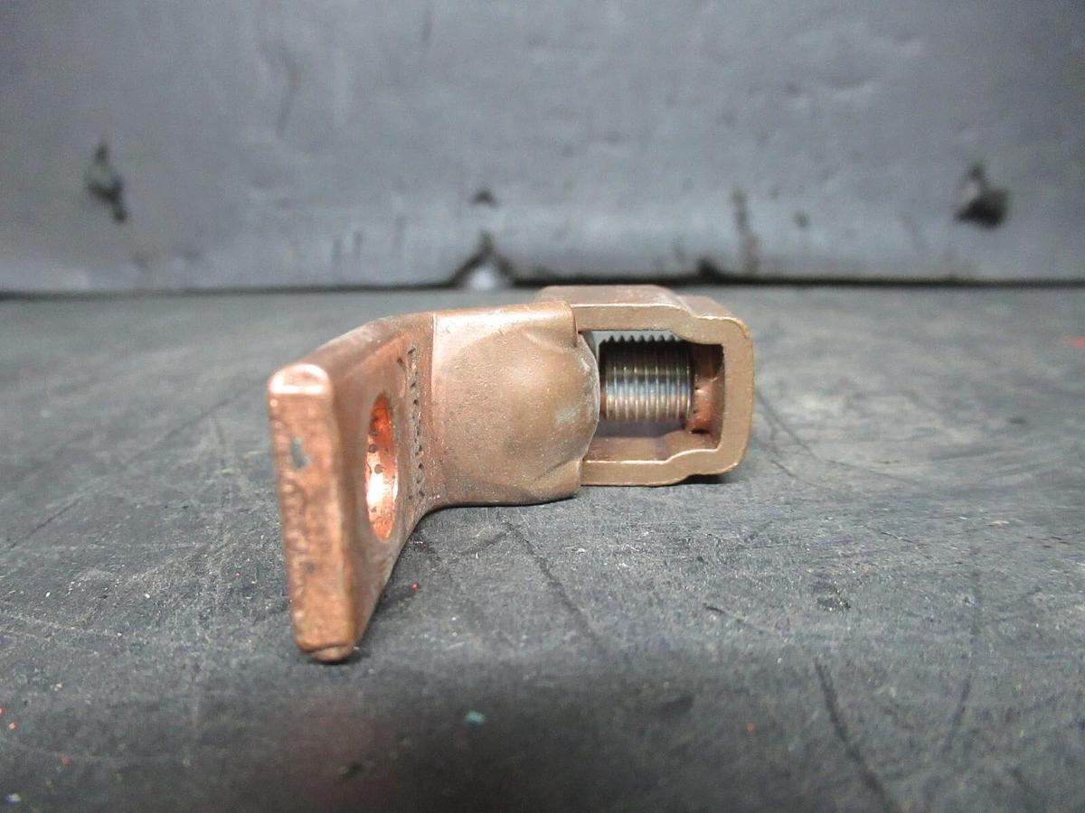 Used (LOT OF 3) THOMAS & BETTS COPPER TERMINAL LUGS BTC3104 3/0-4 BKB