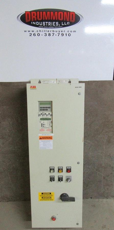 Used ABB VARIABLE SPEED DRIVE H5010074N0P2BAFP00 480 VAC 7.5 HP 3-PHASE ACH-500