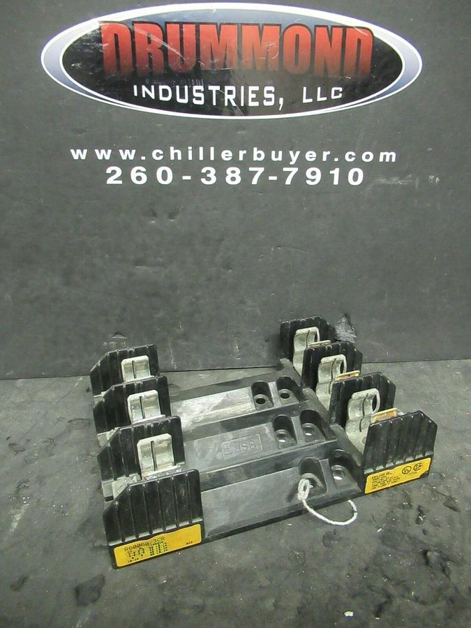COOPER BUSSMANN 60 AMP 600 VAC FUSEHOLDER R60060-3CR CLASS R FUSE BLOCK EATON