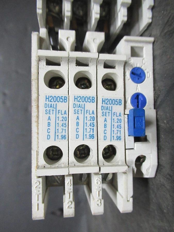 Used CUTLER HAMMER STARTER AE16ANS0 SER. C1 W/ C306DN3 OVERLOAD RELAY SER. B1