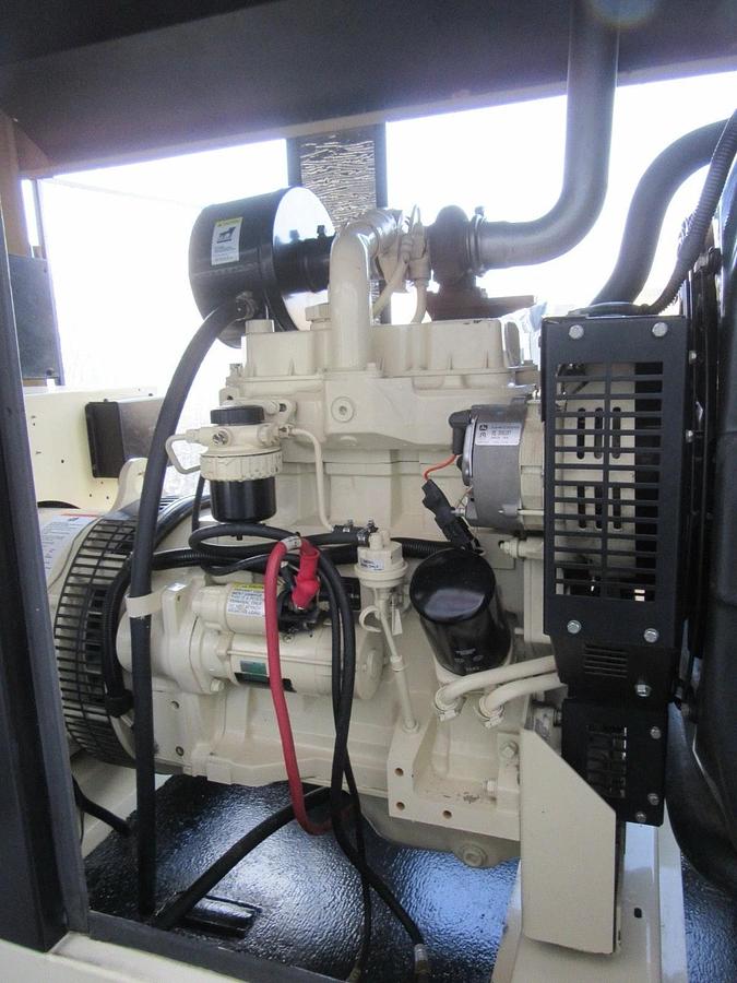 Used 40KW DIESEL GENERATOR KOHLER 120/240 V JOHN DEERE ENCLOSED VIDEO WE SHIP 40 KW