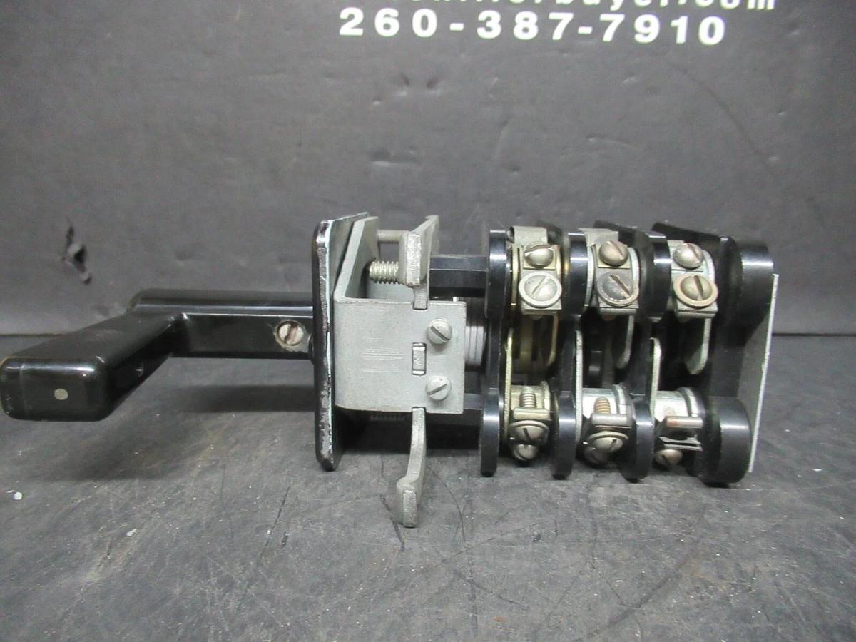 Used GENERAL ELECTRIC ROTARY SWITCH 16SB1CA19X2 AMMETER **WARRANTY INCLUDED**