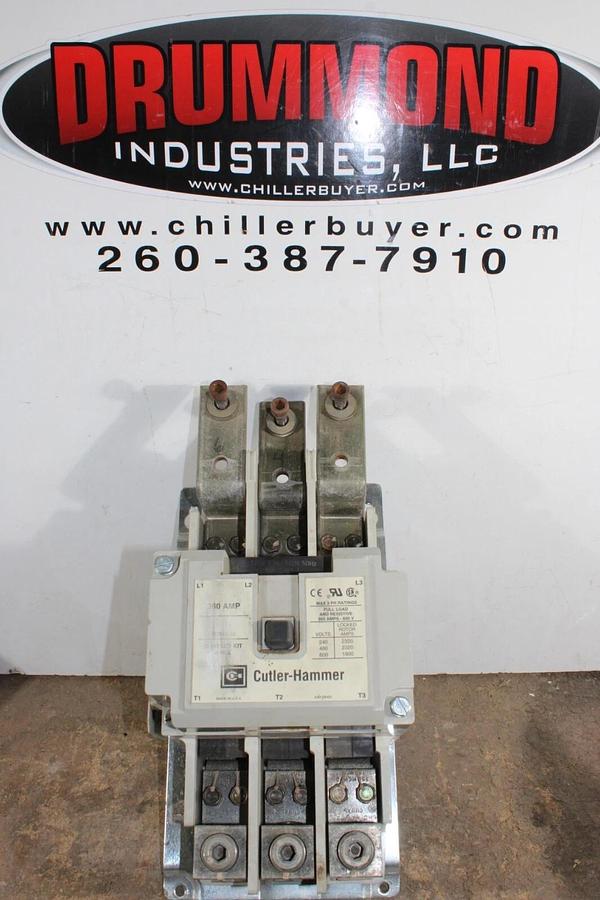 Used EATON CONTACTOR C825LN6 360 AMP 600 VAC 3-POLE 3-PHASE **WARRANTY**