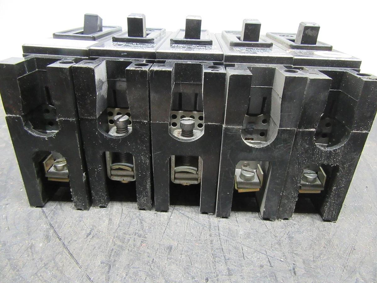 Used LOT OF 5 CUTLER HAMMER BREAKER EHD1020 1-POLE 20 AMP 277 VAC **WARRANTY**