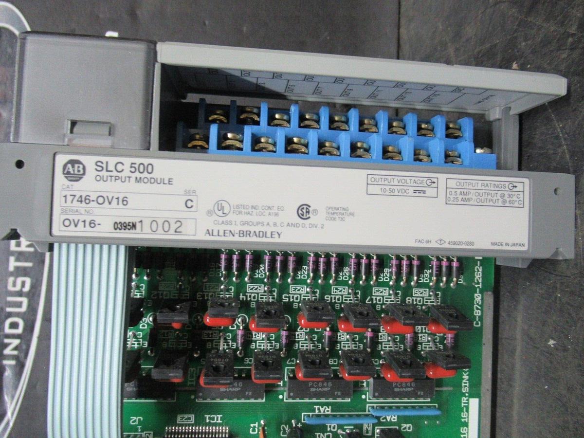 ALLEN BRADLEY SLC-500 OUTPUT MODULE 1746-OV16 SER. C *NEW SURPLUS*