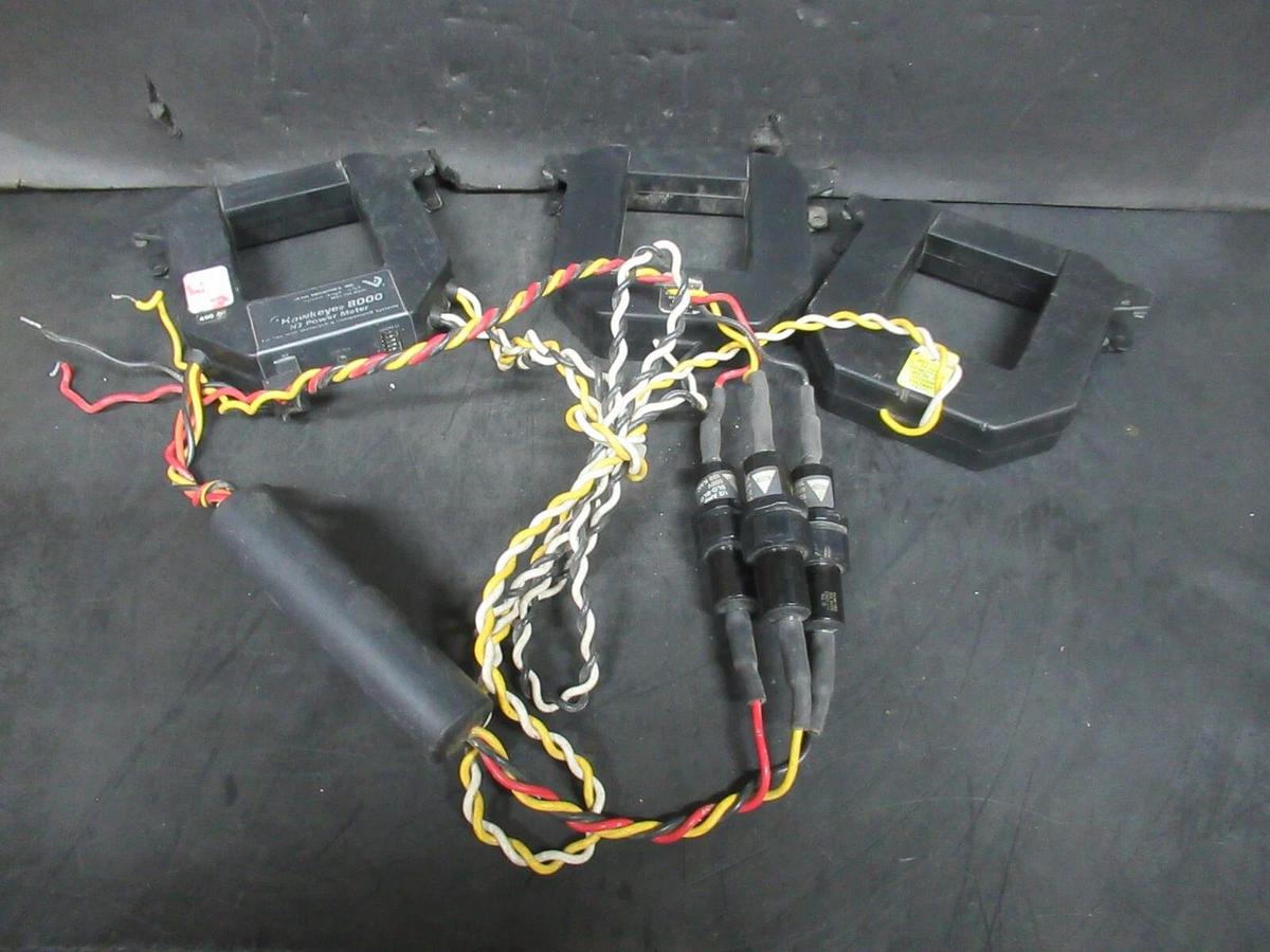 Used VERIS HAWKEYE 8000 N2 POWER METER 208-480 VAC 100 mA RS-485-N2