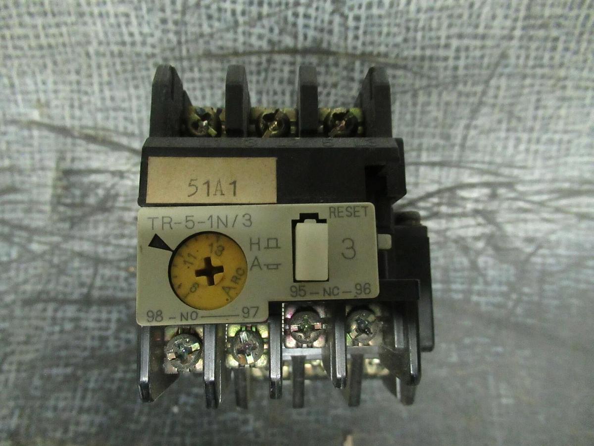 Used 9-13 AMP FUJI ELECTRIC OVERLOAD RELAY 4NR0HT / TR-5-1N/3 600 VOLTS **WARRANTY**