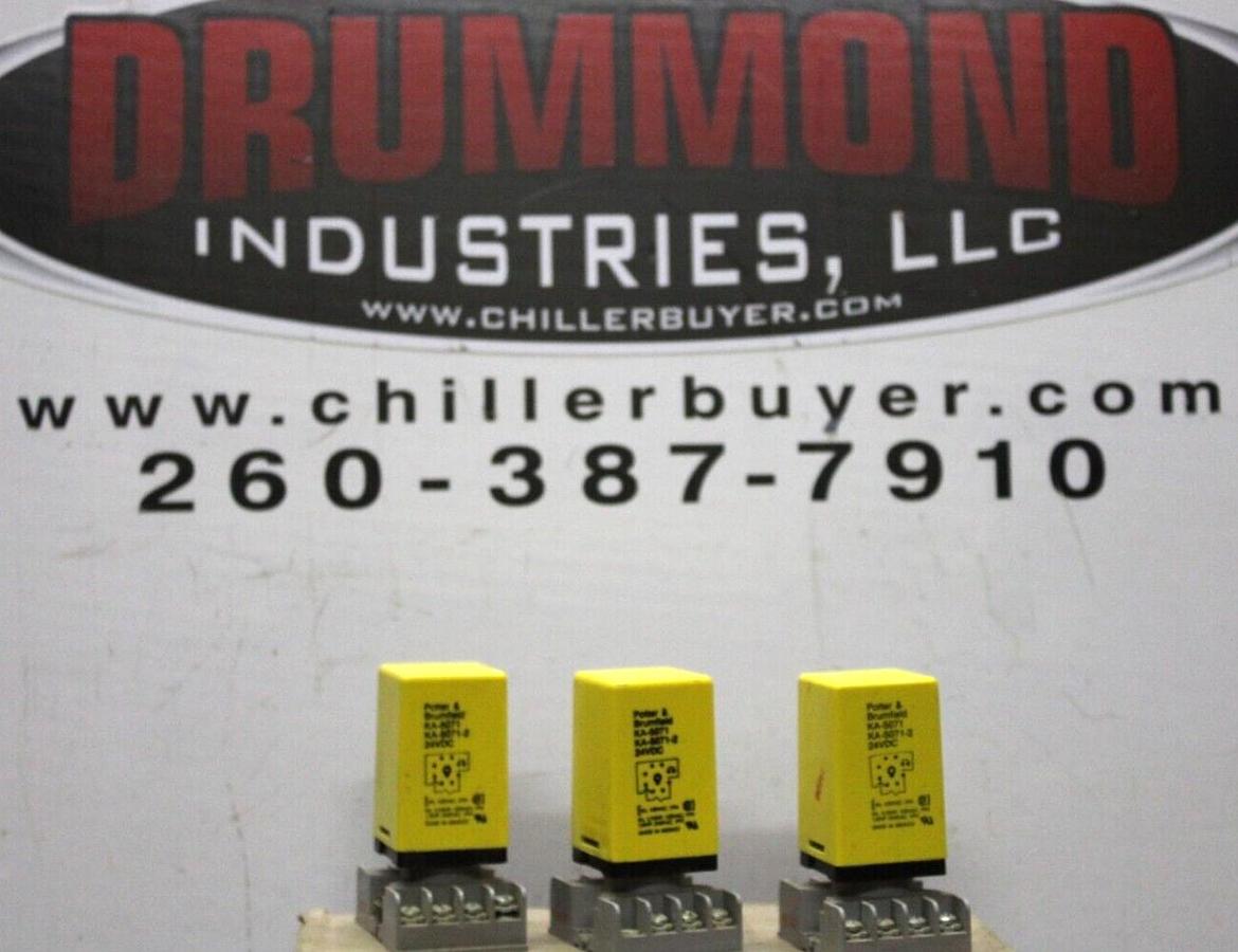 Used LOT OF 3 POTTER & BRUMFIELD RELAY KA-5071-2 5 AMP 120 VAC **WARRANTY INCLUDED**