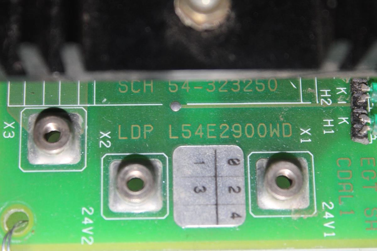 Used SEMIKRON PROCESSING INSERT CARD CIRCUIT BOARD L54E1100EC 54-326283