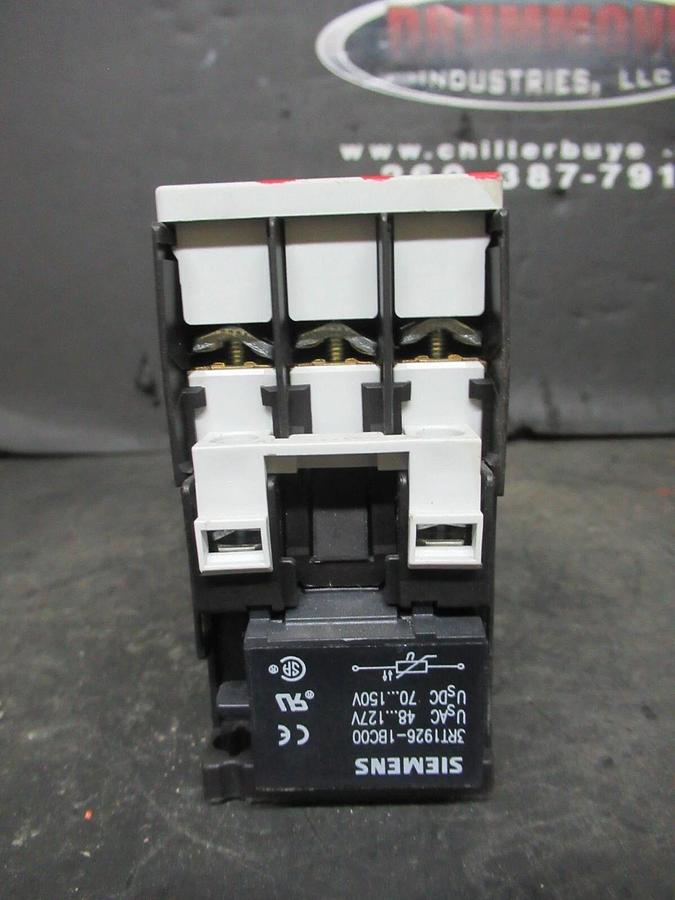 Used SIEMENS MANUAL MOTOR STARTER 3RV1021-1FA10 W/ 3RT1023-1A..0 600 VAC 7.5 HP