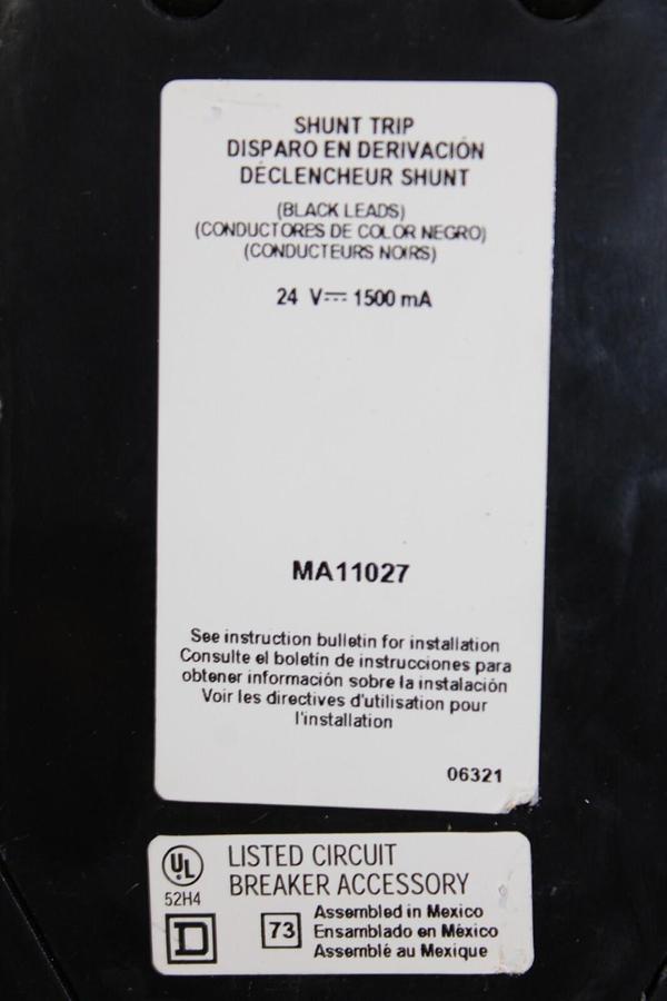 SQUARE D TYPE 1 CIRCUIT BREAKER ENCLOSURE MA1000S W/ MAL369002203 900 AMP