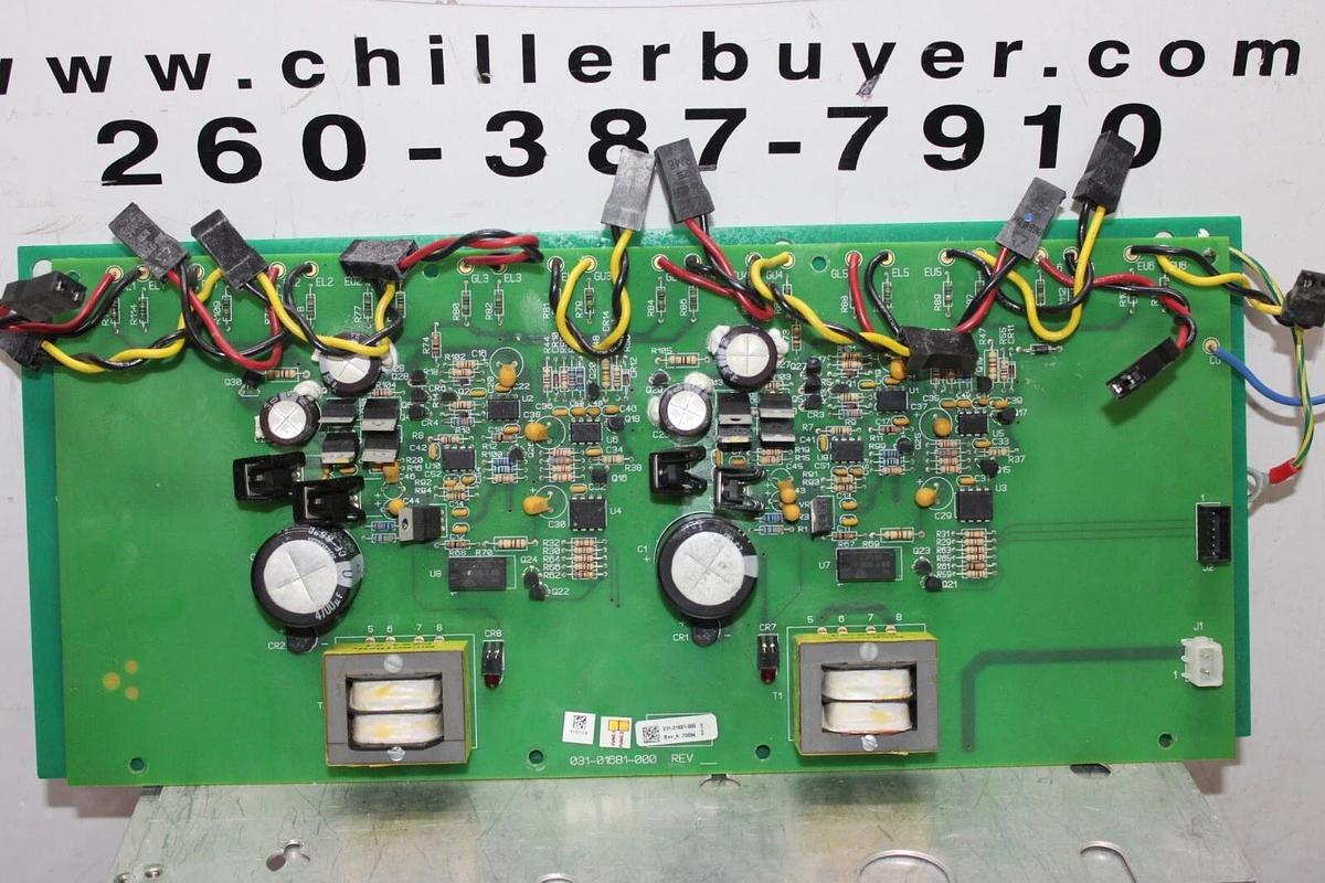 Used YORK VFD GATE CONTROL CIRCUIT BOARD 031-01681-000 REV. K **WARRANTY INCLUDED**