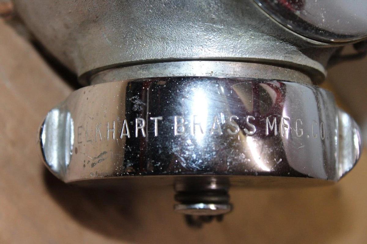 Used ELKHART BRASS U ANGLE FIRE HOSE VALVE 2.5" 15-31-SA 300 PSI **WARRANTY**