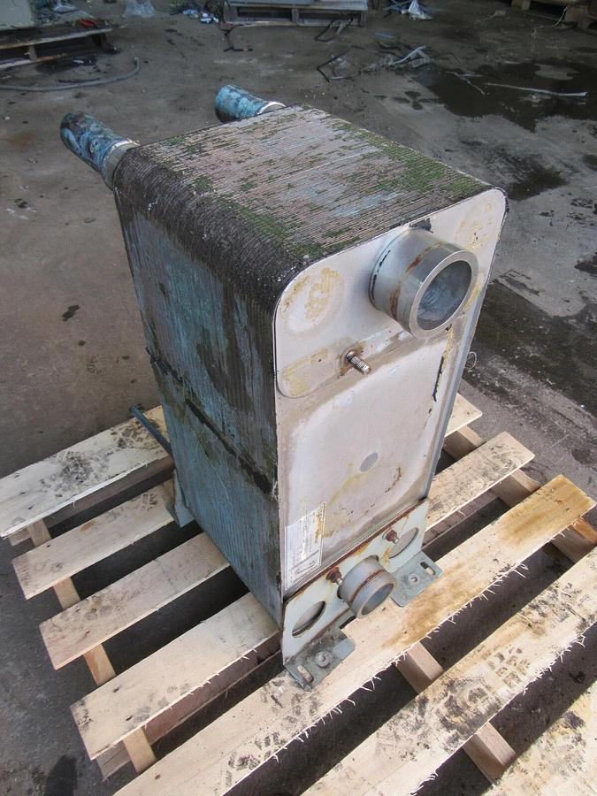 Used SWEP DP400H X 136/1P-SC-M TRUE DUAL CHILLER EVAPORATOR 316 STAINLESS 126 PLATES