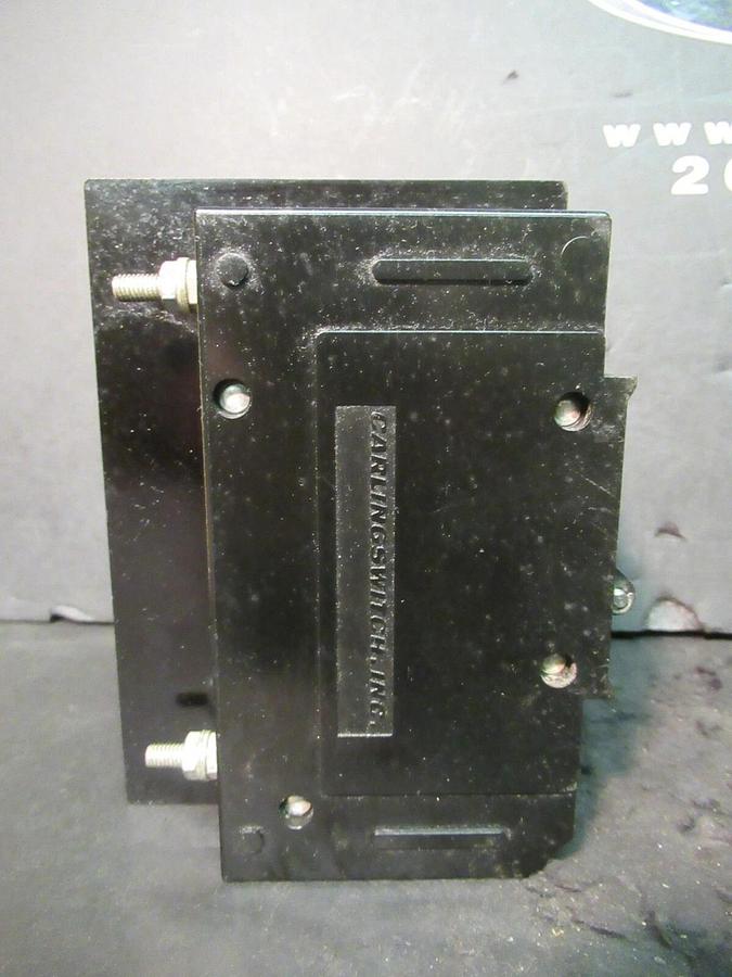 Used CARLINGSWITCH 7.5 AMP 600 VAC 3 POLE EA3-B0-66-475-12A-GB 9.38 TRIP AMPS 50/60HZ