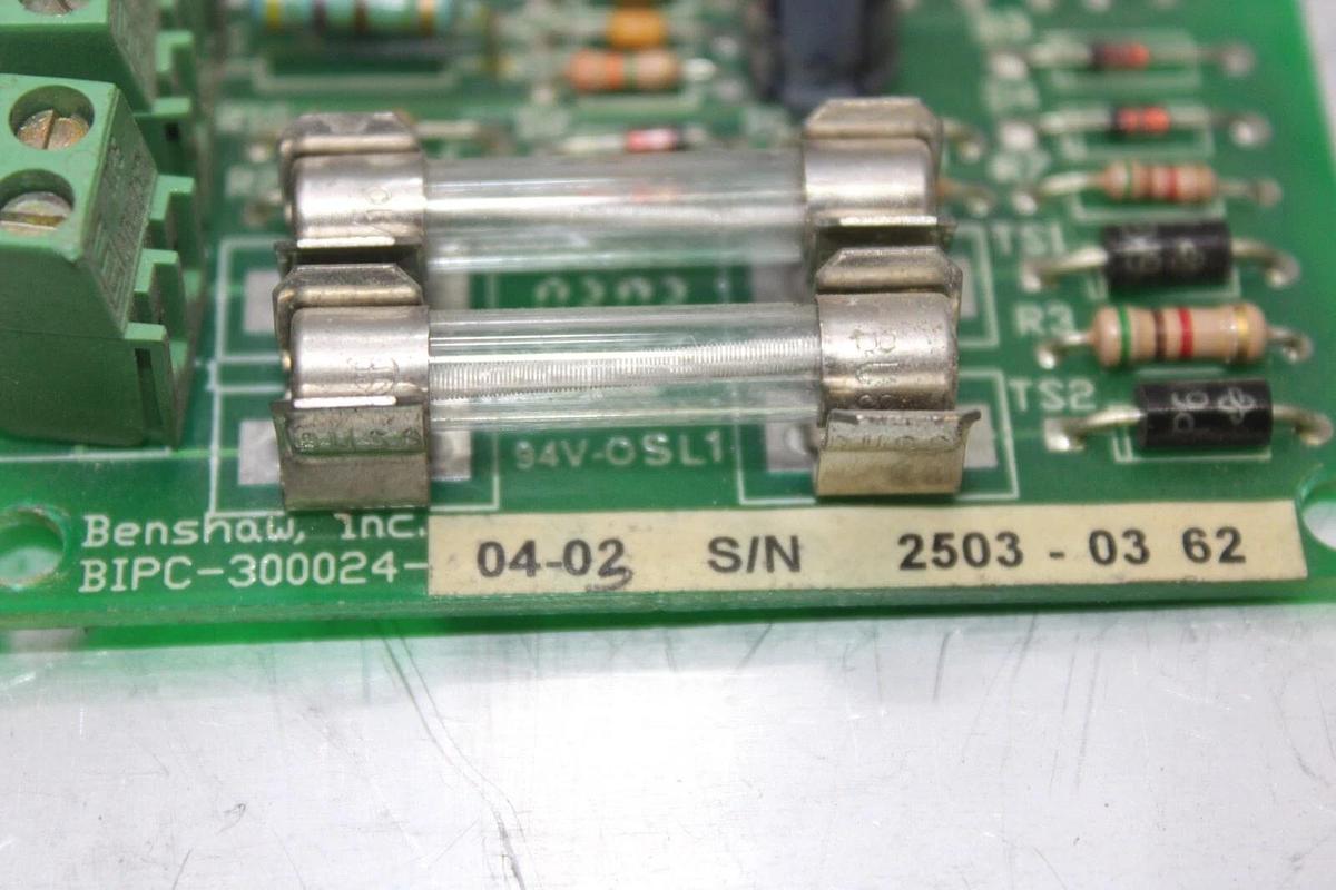 Used BENSHAW THERMISTOR INTERFACE CIRCUIT BOARD BIPC-300024-04-03 *WARRANTY*