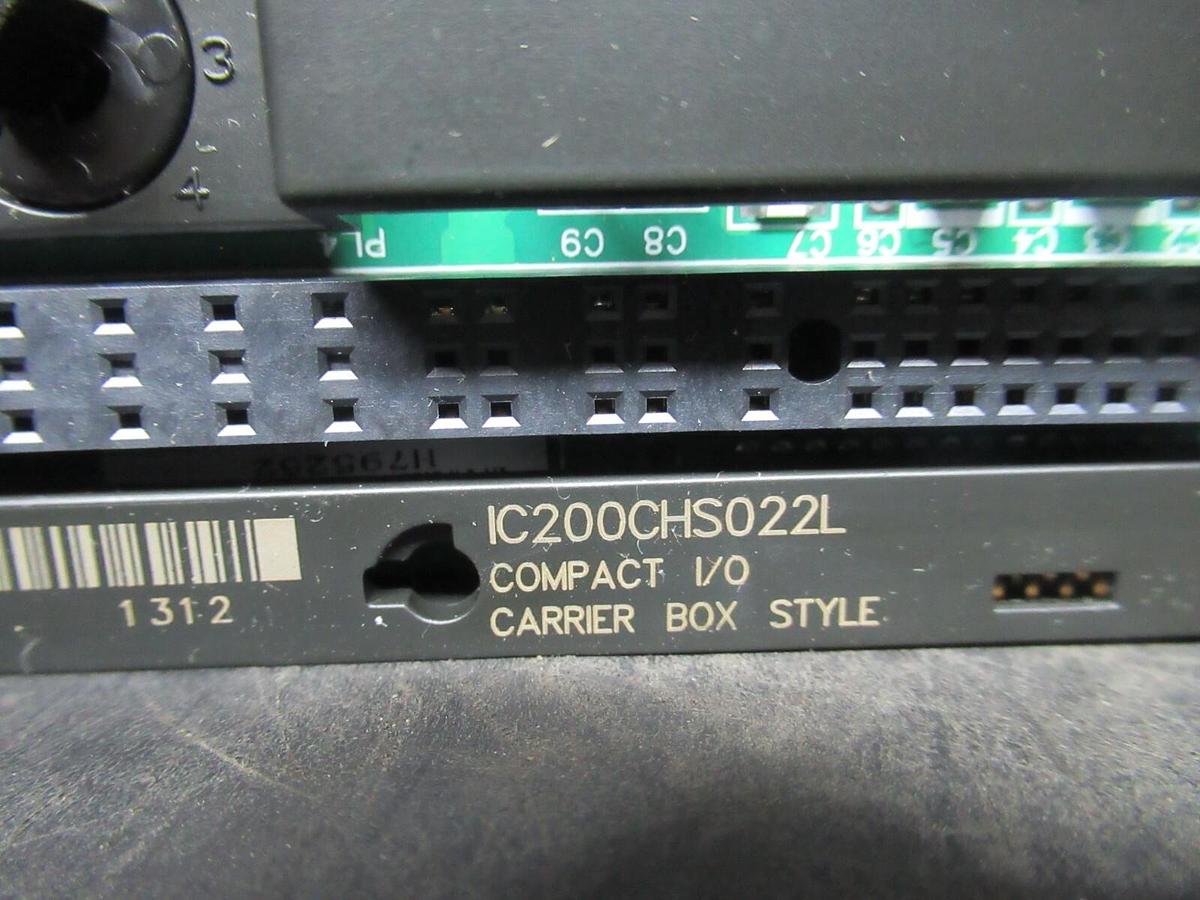 Used GE FANUC INPUT I/O AND OUTPUT RELAY IC200CHS022L W/ IC200MDD845L **WARRANTY**