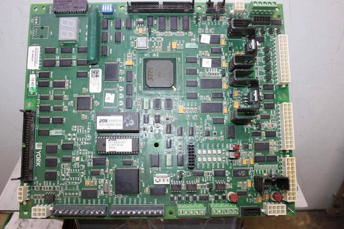 Used YORK HVAC CHILLER CONTROL CIRCUIT BOARD 031-02430-001 REV. Q **WARRANTY**