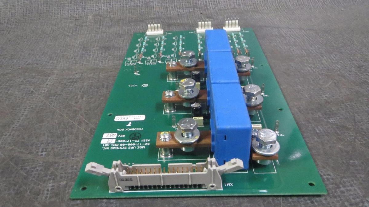 Used MGE UPS SYSTEMS FEEDBACK PCA CIRCUIT BOARD MODEL: 62-171006-00 ; 72-171006-01