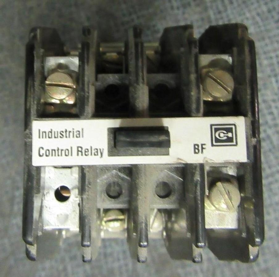 Used CUTLER-HAMMER INDUSTRIAL CONTROL RELAY BF33F MODEL E 300V 60 AMP 3-POLE