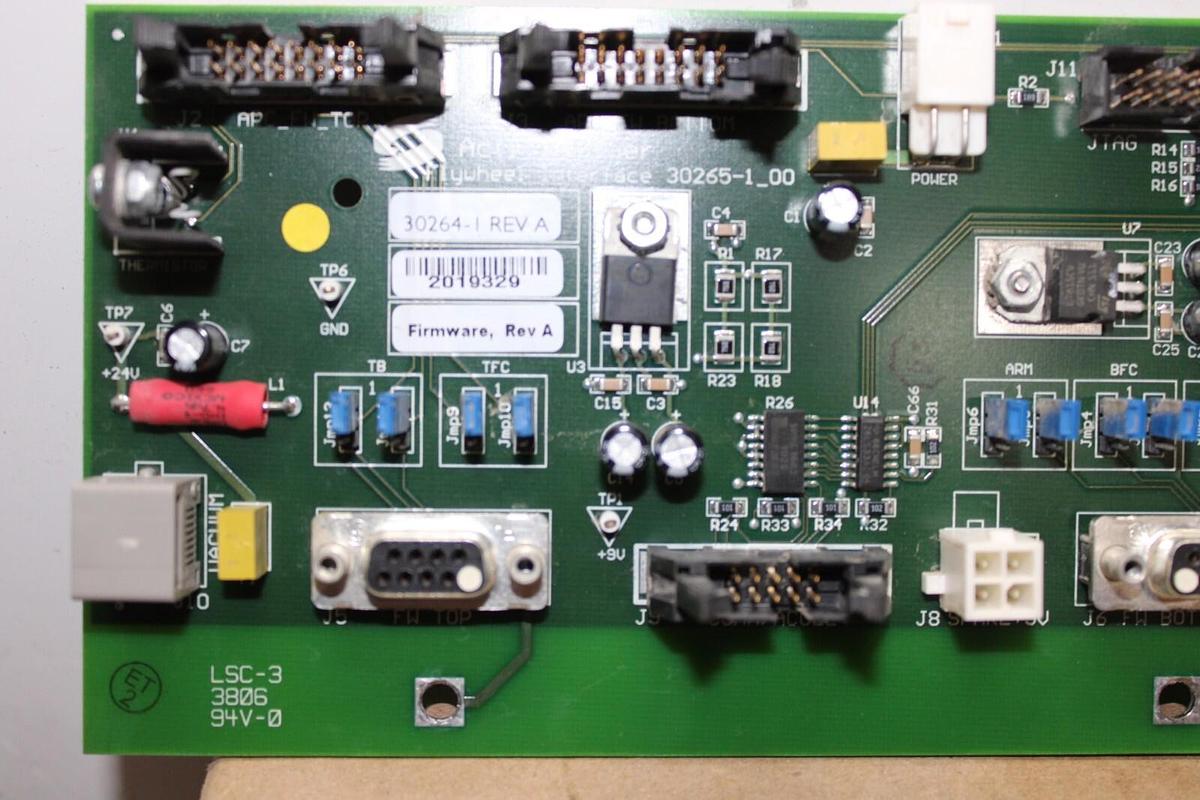 Used ACTIVE POWER FLYEHEEL INTERFACE CIRCUIT BOARD 30265-1 30264-1 REV. A