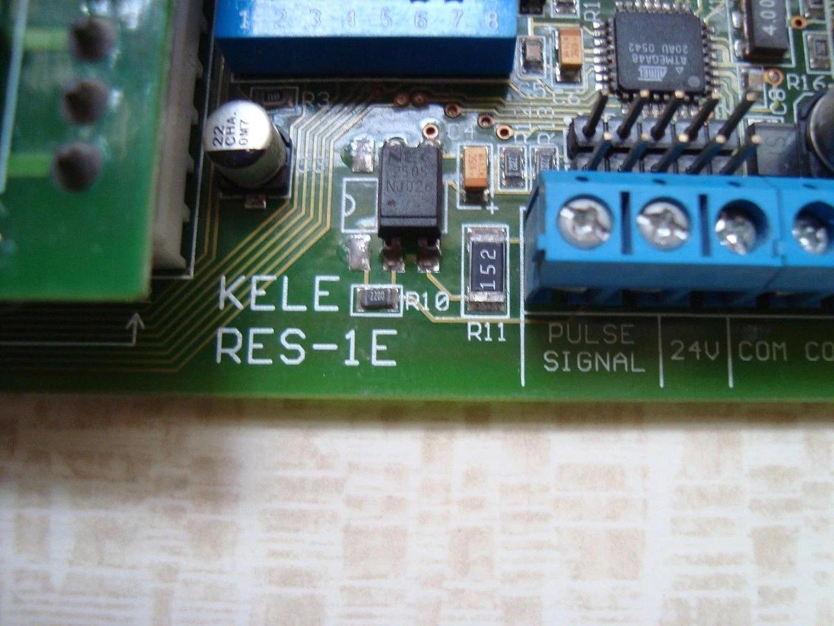 Used KELE INC RESISTANCE TRANSDUCER CIRCUIT BOARD 24V MODEL: RES-1E