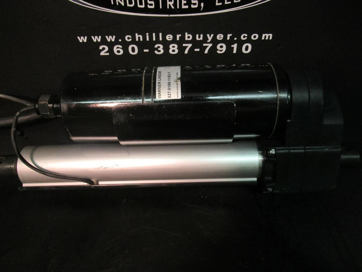 Used WARNER LINEAR B-TRACK SCREW ACTUATOR K2EP1.2G30-115V-BR-06R90 027-0188-115V-7