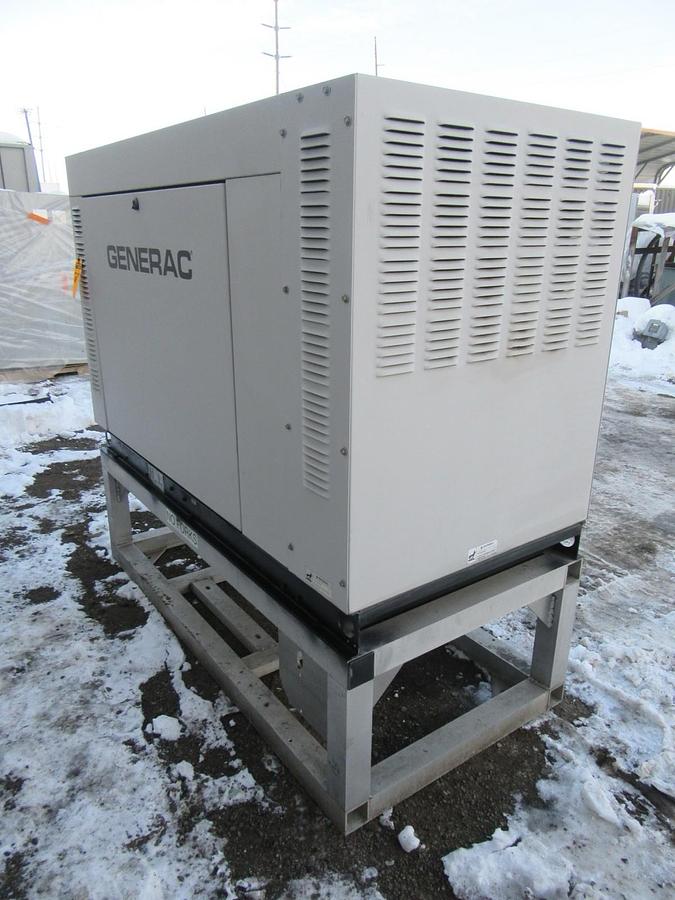 Used 35 KW 30KW GENERATOR GENERAC NAT. GAS LP PROPANE 120/240V 1 PH 403 HRS VIDEO